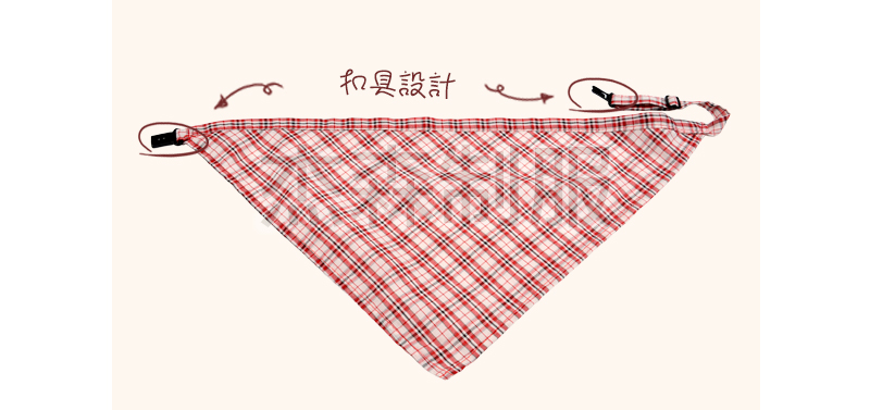 三角小領巾/格紋領巾
